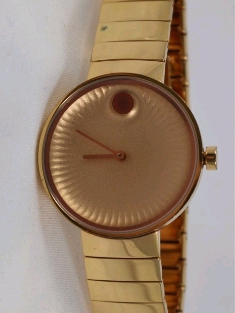 Movado Watch ROSE GOLD EDGE $995 - Picture 2 of 12